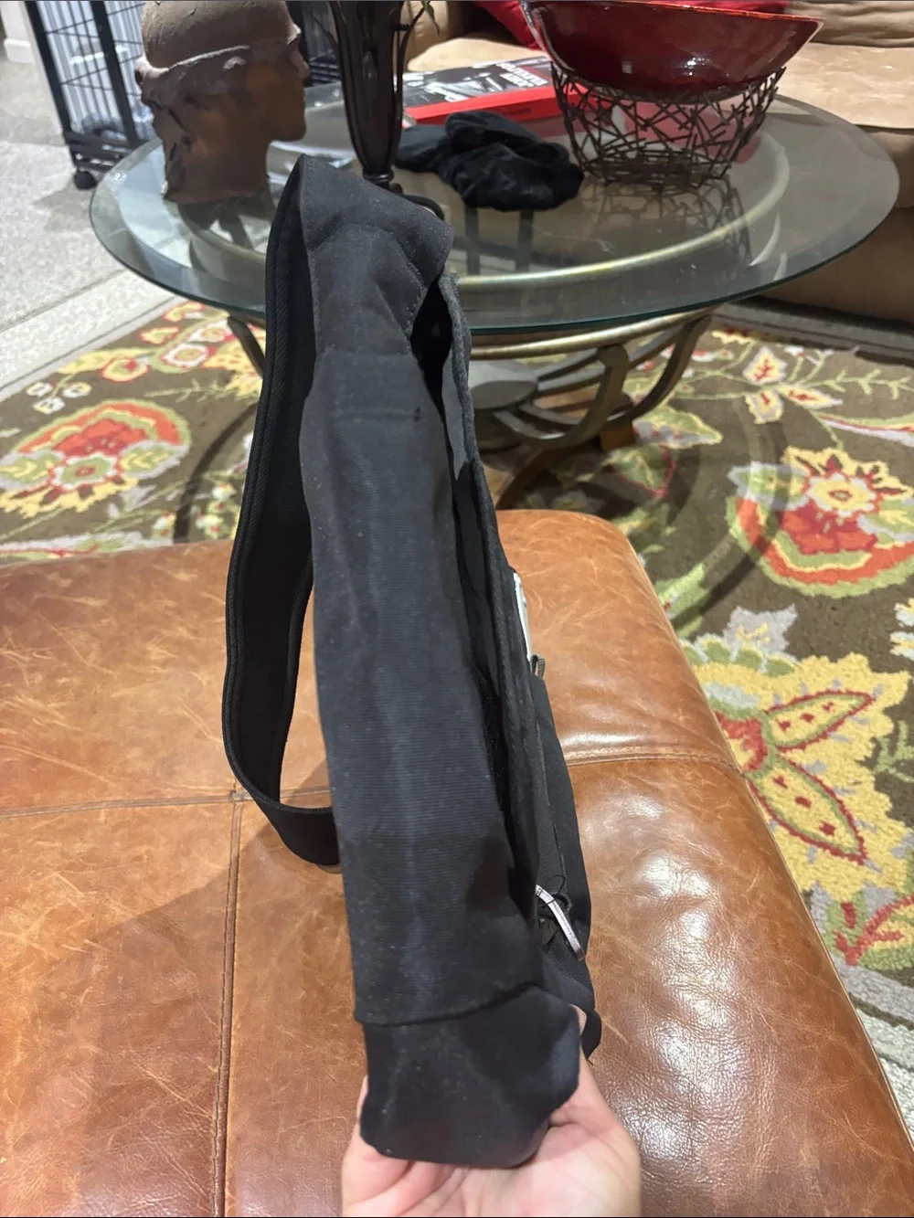 KEEN Hybrid Transport  Black Crossbody Messenger Bag